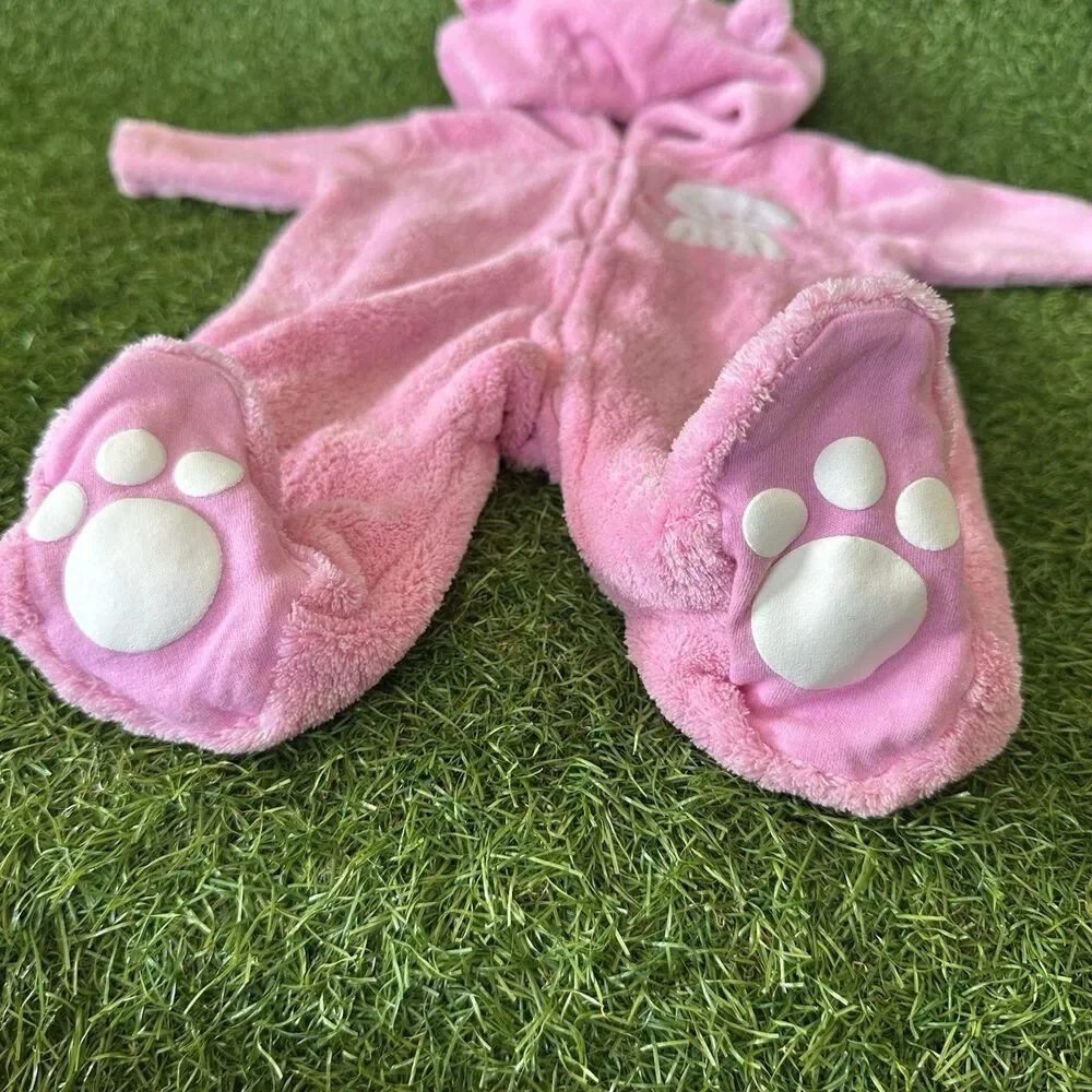 Vintage Childrens Place Outfit Kitty Snowsuit Infant‎ Girls Size 0-3 Months